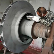 Fan impeller wear repair coating